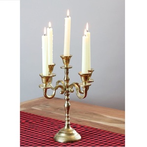 Metal <b>Candle</b> Holder <b>Candle</b> <b>Stand</b> for Lighting and Home Decoration Set Stylish Antique Finish Decorative <b>Candle</b> Jar Holder - Product Image 5