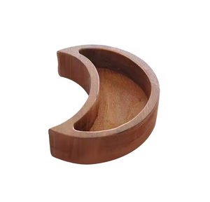 Bol à pâte décoratif en bois maison et jardin bols à bougies artisanat fait à la main meilleure qualité bol à pâte en bois d'acacia personnaliser la vente - Product Image 3