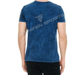 T-shirt décontracté pour homme, 100 % coton, léger et respirant, avec impression numérique et logo personnalisé de votre marque, effet délavé à l'acide, vente en gros - Product Image 6