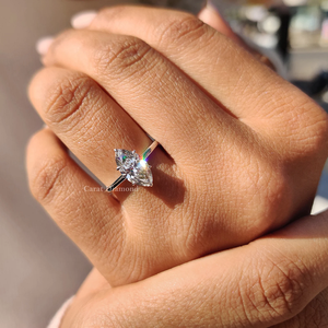 Impresionante anillo de bodas de diamante creado en laboratorio con ajuste perfecto y pulido de espejo para un brillo duradero y belleza de la India - Product Image 2