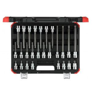 Gedore 1/2'' XZN Screwdriver Bit <b>Sockets</b> 26-Piece <b>Set</b> - Product Image 1