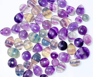 Belle Fluorite Naturelle Pierres Précieuses En Vrac En Gros Mélange Forme Et Taille Fluorite Cabochon Pierres Précieuses Pour La Fabrication De Bijoux - Product Image 6