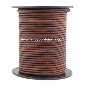 Cordons en cuir teints de haute qualité pour bijoux et artisanat Couleurs personnalisées disponibles Cordons en cuir teints de qualité supérieure Cuir en gros - Product Image 6