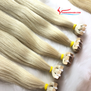 SUPER VENTE Extensions de cheveux avec ruban de couleur chaude Extensions de cheveux crus vietnamiens sans enchevêtrement sans mélange Grand en stock - Product Image 1