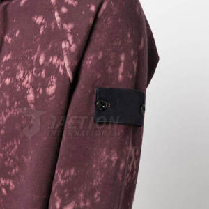 Fabricación de fábrica por encargo Hombres Basics Acid Wash Hoodies Hombres adultos Basics Acid Wash Hoodies - Product Image 5