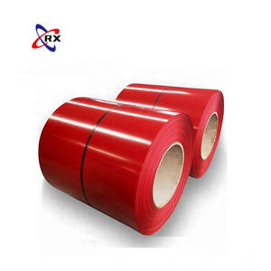 لفائف فولاذية مجلفنة مطلية مسبقًا عالية الجودة ASTM Dx51d Z275 ملونة بالفيلم - Product Image 1