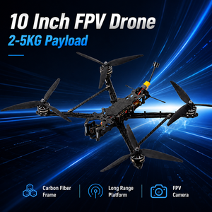 Dron FPV de 10 Pulgadas, Quadcopter con Marco de Fibra de Carbono, Motor sin Escobillas, Capacidad de Carga de 2.5 KG, OEM ODM - Product Image 2