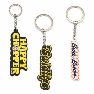 Soft Flexible PVC Rubber Chain Custom Design Chain for Keyrings Bags Wholesale - Product Image 1