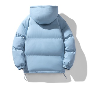 Matte Down <b>Jacket</b> <b>Men</b> Women No Shine Stand Collar Front Logo Lightweight Packable Warm Winter Coat Streetwear <b>Travel</b> Puffy - Product Image 4