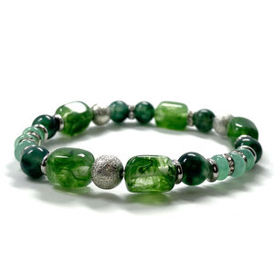 Bán buôn thời trang phụ kiện khuyến mại đá tự nhiên đính cườm pha lê kim loại vòng đeo tay quyến rũ - Product Image 4