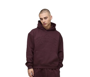 Venta caliente Streetwear Sweatsuit Impresión Pullover Sudadera con capucha y pantalones de chándal Conjunto de chándales de algodón holgados Precio al por mayor - Product Image 1