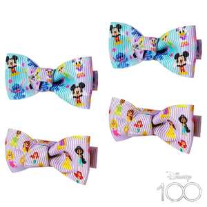 Disney 100 Lazos para Bebé con Clip - Paquete de 4 Originales con Licencia H.E.R. Accesorios Tela suave ideal para bebés recién nacidos. - Product Image 5