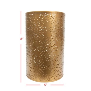 เชิงเทียนเหล็กทรงกลมสำหรับตกแต่งบ้านและงานแต่งงานเชิงเทียนสีทอง - Product Image 6