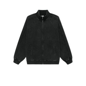 Sudadera reversible AMALFI OEM con logotipo personalizado de alta calidad en blanco Stitch liso poliéster/algodón French Terry Varsity de gran tamaño para hombre - Product Image 2