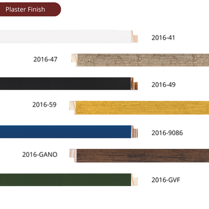 Moulure de cadre photo en bois lisse et étroit de style traditionnel Moldurarte avec finition plâtrée, en pin naturel ou en bois revêtu - Product Image 2