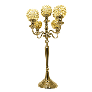 Bougeoir en cristal de qualité supérieure, très demandé, candélabre et support à bougies pour les fêtes et la décoration d'événements - Product Image 2