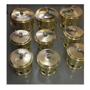 Vente chaude Chauffe-plats en métal Chauffe-plats Traiteur Chauffe-plats Forme ronde en métal Plat de service Chauffe-plats pour mariage - Product Image 3