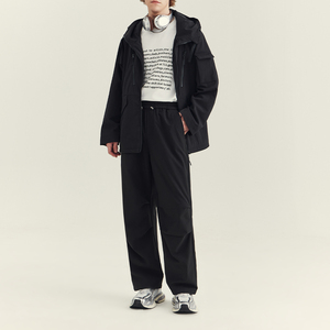 Custom Logo Men's <b>Stacked</b> <b>Joggers</b> Casual Street Wear Sweatpants with Pocket Flare Cargo Pants Straight Pattern Flat Front Style - Product Image 5