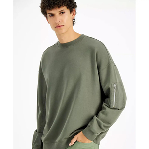 Sweat-shirt pour homme pour les saisons fraîches, fabriqué en tissu tricoté doux qui offre une couverture thermique et une coupe décontractée, adapté à un usage quotidien - Product Image 1