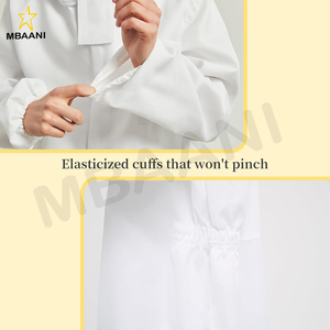 Traje de abeja para hombres y mujeres a prueba de picaduras, trajes de apicultura de polialgodón, disfraz de apicultor y con guante y capucha ventilada. - Product Image 4