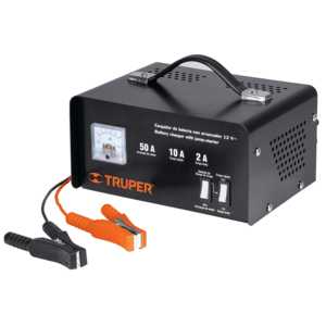Chargeur de batterie Truper Carba-50 12V 50A avec démarreur de saut, charge 10A, entretien 2A, garantie 1 an, pour batterie de voiture standard - Product Image 3