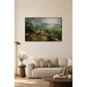 Impression sur toile de Fida Bruegel, Paysage avec la chute d'Icare - Product Image 1