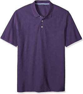 Polo pour homme de qualité supérieure, 100% coton, motif uni, design personnalisé, MOQ direct, vente en gros d'usine - Product Image 4