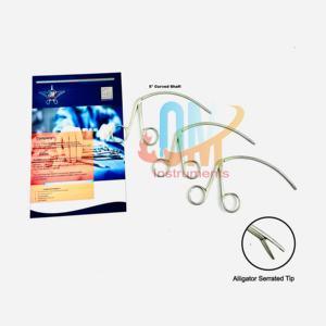 Fórceps de tracción de tendón de Carroll de alta calidad de OMI Healthcare Supply, Juego de 3 uds, instrumentos quirúrgicos ENT, instrumentos directos OldMed - Product Image 1