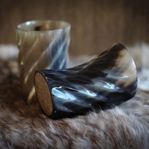 Viking Drinking Horn Glasses Thumbler para beber Home & Bar Use - Product Image 4