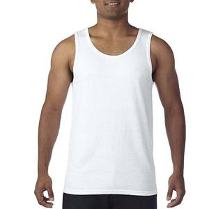 OEM Custom Men's High Street Tank Tops Premium Quality Breathable Cotton Summer Crewneck Sleeveless Plus Size Casual - Product Image 4