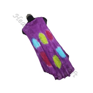 ชุดเดรสสวยงามสำหรับหญิงสาว,ชุดเดรสผ้าเรยอนแขนกุดสำหรับงานปาร์ตี้คริสต์มาสงานมัดย้อม - Product Image 2