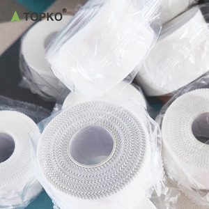 TOPKO - Venda Deportiva de Algodón Blanco de Alta Calidad <span class=keywords><strong>para</strong></span> Muñeca y <span class=keywords><strong>Tobillo</strong></span>, Cinta Protectora <span class=keywords><strong>para</strong></span> Primeros Auxilios - Product Image 3
