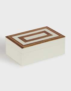 Caja de joyería de madera pequeña de lujo con accesorio de incrustaciones de hueso de fregona hecho a mano para manualidades y embalaje de regalo económico por HF CRAFTS - Product Image 4