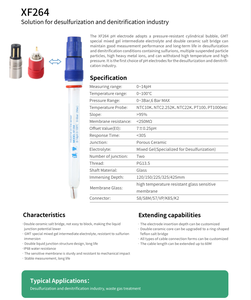 Sensor de <span class=keywords><strong>pH</strong></span> de Grau Industrial XF264 para Medidor de <span class=keywords><strong>pH</strong></span>, Sonda de Monitoramento Contínuo da Qualidade da Água - Product Image 3