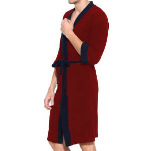 New Five-star Hotel White Cotton Bathrobe <b>Towel</b> Material Men and Women Bathrobes Cotton Clothes Bathrobes - Product Image 2