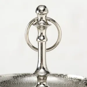 แท่นวางเค้กโรสโกลด์สุดหรูพร้อมชั้นทุบและชั้นวางเรซินอีพ็อกซี่เคลือบเงา - Product Image 3