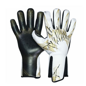 Guantes de Portero de Fútbol de Diseño Innovador, de Cuero Transpirable, para Exteriores, con Características Impermeables y Antideslizantes - Product Image 1