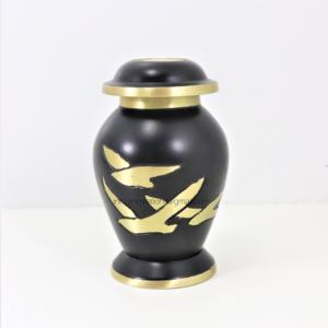 Urnes de crémation de haute qualité pour les cendres humaines Grey Avondale Mini urnes de crémation souvenir en laiton petites - Product Image 5