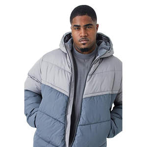 แจ็กเก็ตขนเป็ดสีเขียวสำหรับผู้ชายเสื้อแจ็คเก็ตแบบมีฮู้ดและผ้าโพลีเอสเตอร์100% ถอดออกได้เสื้อแจ็คเก็ตบับเบิลสำหรับผู้ชายดีไซน์ใหม่2025 - Product Image 4