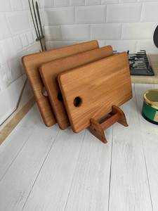 Planche à découper en bois Chargeur en bois Dalle Planche à découper Plateau de service en bois Planche à hacherTaxes locales incluses (le cas échéant) - Product Image 4