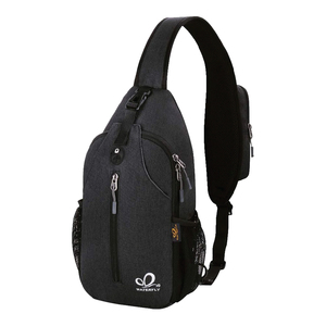 Waterproof Polyester Unisex Crossbody Messenger Bag with Customizable Logo Multiple Color Options - Product Image 3