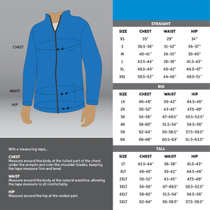 Street Grace Men's Plus Size Breathable Waterproof Windproof <b>Quilted</b> Jacket Turtleneck Collar Microfleece Lining Custom Logo - Product Image 6