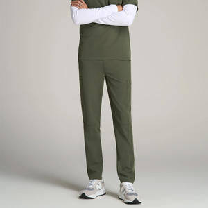 ชุดยูนิฟอร์มผ้ายืดหยุ่นสำหรับโรงพยาบาลและเจ้าหน้าที่พยาบาลกางเกงสครับผ้ายืดออกแบบได้ตามต้องการ - Product Image 5