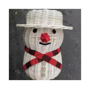 Arte de pared de Navidad de ratán ecológico, decoración rústica de vacaciones naturales para celebraciones festivas sostenibles en el hogar de 99 DATOS DE ORO - Product Image 1