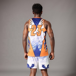 2026 Customized High Quality Breathable Plus <b>Size</b> Adult <b>Basketball</b> Uniform Latest Design - Product Image 2