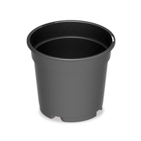 Pots de pépinière certifiés CE/CBE de haute qualité en plastique rond recyclé fond haut disponible différentes couleurs utilisation de plantes palette emballée
