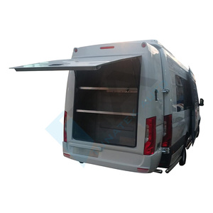 Rear Additional storage extra baggage Ski Tool Box for Minibus Panel Camper Van Bus Sprinter Crafter W906 W907 Fiberglass - Product Image 1