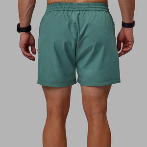Pantalones cortos deportivos para hombre, sólidos, activos, deportivos, de 5 ", de poliéster reciclado, licra, de secado rápido, transpirables, para correr, entrenamiento, 2025 - Product Image 4