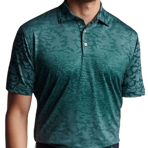 Camisetas Polo de golf para hombre con diseño de impresión personalizado, camisetas deportivas, camisetas polo de rendimiento de talla con logotipo personalizado, sublimación informal - Product Image 3