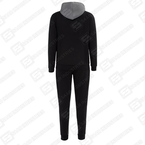 ผ้าฝ้าย320gsm/โพลีเอสเตอร์ผ้าฟลีซซักพิมพ์ลายเป็นมิตรต่อสิ่งแวดล้อมใช้ได้ทั้งชายและหญิงสีดำสีเทา - Product Image 2